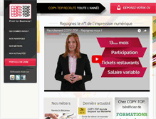 Tablet Screenshot of emploi-copytop.com
